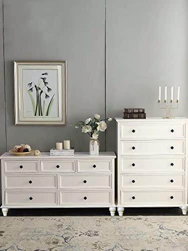 Maricome 4 Inch White Furniture Legs Set of 4 Wood Replacement Legs for Cabinet Dresser Ottoman M8 Bolt Pre-Installed - color: 4 Inch White