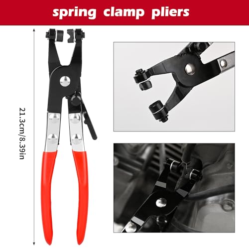 TOOLEAGUE 9Pcs Fuel Line Disconnect Pliers Set with Storage Case - size: 9pcs