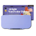 Transon Watercolor Palette Folding with Lid 18wells 2 Mixing Areas and 1 Large Mixing Tray Also for Gouache Acrylic Paint Palette Purple Color - color: Purple