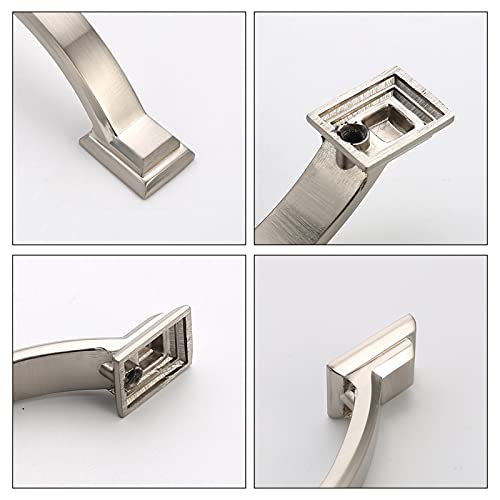 30 Pack 3 inch Cabinet Pulls Brushed Nickel Cabinet Handles Drawer Pulls for Kitchen Cabinet Cupboard - color: Brushed Nickel, size: 3 inch（76mm）, style: 30 Pack