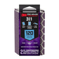 3M Pro Grade Precision 3-in-1 Sanding Sponge, 120 Grit Medium, 2 Sponges, Washable & Reusable, for Wood, Metal, Drywall, and Surface Prep – Flexible Foam, Contoured, Angled, Flat - size: 2.5 in x 4.5 in x 1 in - 2 Sponges, style: 120 Grit Medium