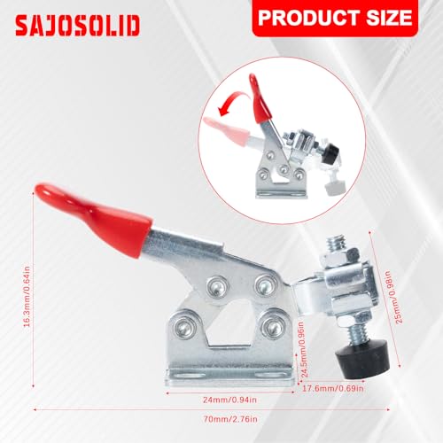 4-Pack 20400 Horizontal Toggle Clamp, 44 lb Holding Capacity - style: 20400,4PK