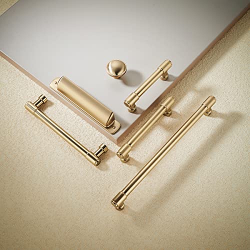 khtumeware 10 Pack 2-1/2"(64mm) Champagne Bronze Drawaer Pulls Cabinet Cup Pulls Kitchen Hardware Satin Brass Cabinet Handles Drawer Handles Knobs. - color: Champagne Bronze, size: Cup Pulls 2-1/2" Hole Center