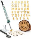 5/8" Wood Burning Letter Kit, 36Pcs Alphabet and Number Branding Iron - color: 5/8", 36 Pcs
