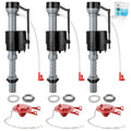 3 Sets Toilet Float Replacement Kit with 2 Inch Flapper Replacements