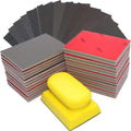Sanding Block Set, 26Pcs Sanding Sponges with A Hand Tool Reusable 3×4 Inch Wet Dry Foam Sanding Blocks for Wood, Furniture, Metal & Drywall (80-3000 Grit Kit)