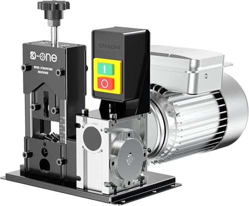 180W Automatic Wire Stripper Machine, Electric Wire Stripper For 0.06-1.18"（1.5-30mm）, Wire Stripping Tool for Copper Cable Recycling, 80ft/min