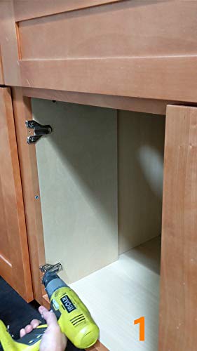 10-Pack Full Overlay Soft-Close Face Frame Hinge, Clip-On Design for Kitchen Cabinet Doors