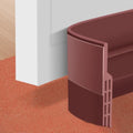 78'' Under Door Draft Stopper, Strong Adhesive, Blocks Draft & Dust - color: Brown, size: 2" W x 78" L( 50mm x 2M)