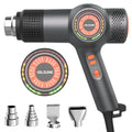 Heat Gun 1800W Fast Heating Hot Air Gun with 4 Nozzles for Vinyl Wrap & DIY