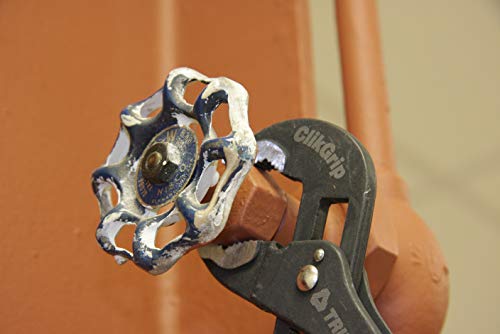Triplett ClikGrip Auto Adjusting 10-inch Water Pump Pliers with Cushioned Grip (TT-221) - style: TT-221 ClikGrip