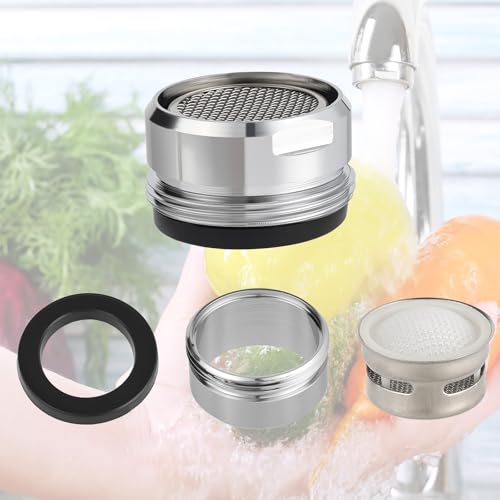 6PCS Faucet Aerator, Aerator Filter Replacement, 15/16-Inch Male Threads