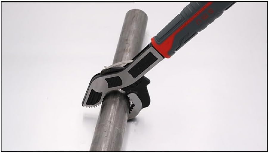 BUYOHLIC 6,8,10 & 12 Inches Self Adjusting Locking Wrench Multifunctional Universal Adjustable Pipe Wrench Plumbers Wrench (8'',10'' & 12'' Inches) - size: 8'',10'' & 12'' Inches