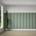 Weysat 1 Set Board and Batten Wall Panel Wainscoting Panel 157 x 63in - size: 157.48 x 62.99 inch