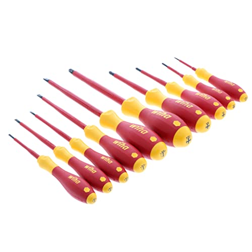 Wiha 32093 10 Piece Insulated SoftFinish Screwdriver Set