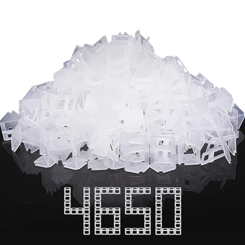 DGSL Tile Spacers 4650 Pcs Tile Clips,Tile Leveling System Clips 1/32 Inch - size: 1/32 Inch*4650 Piece