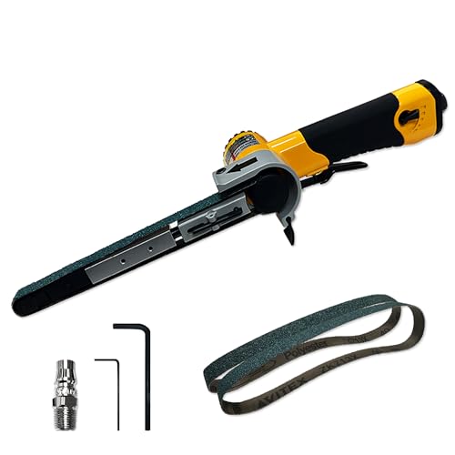 Heavy-Duty Pneumatic Belt Sander 1/2"x18" Industrial Model