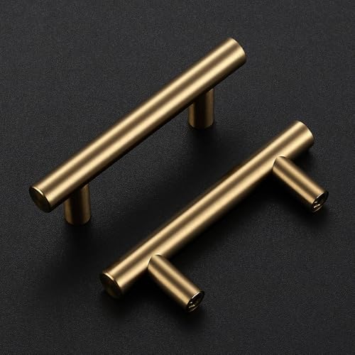 Ravinte Champagne Bronze Cabinet Handles 2-1/2 Inch Hole Center 30 Pack - color: Champagne Bronze, size: 2-1/2 Inch Hole Center