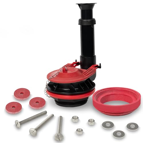 Korky Large 3-Inch Toilet Flush Valve Kit – Fits Many Brands - 5030