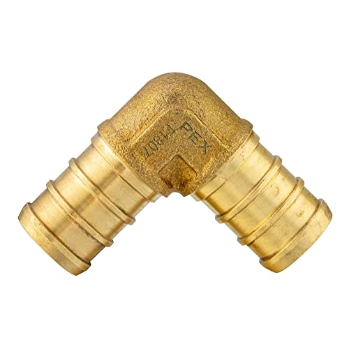 (Pack of 30) EFIELD 1/2" Pex Brass Crimp Barb Fittings Combo - size: 1/2" (Pack of 30)