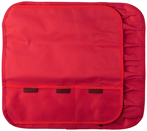 Mercer Culinary 7-Pocket Knife Roll Storage Bag, Red - style: 7-pocket Knife Roll Storage Bag, Red