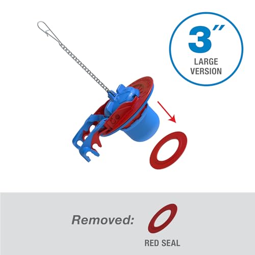 Fluidmaster K-400H-043-T4 Super Kit 2 in, or 3 Flapper and Toilet Fill Valve, Multi