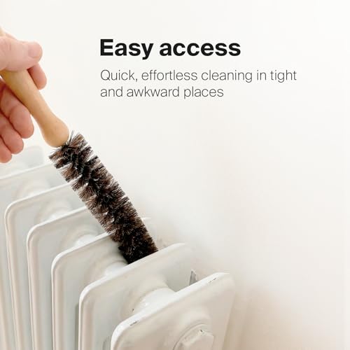 KONEX 44" Dryer Vent Cleaner Brush Flexible Lint Trap Cleaning Tool with Horsehair Bristles - style: Conical Horsehair
