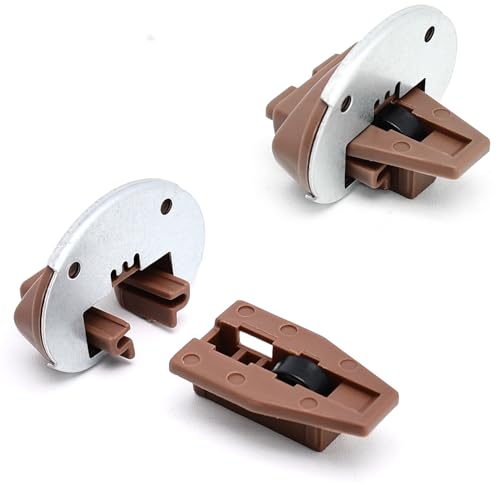 Surf Turtle 5 Pack Center Mount Drawer Replacement Slides - style: 5 Pack/With Metal Brackets