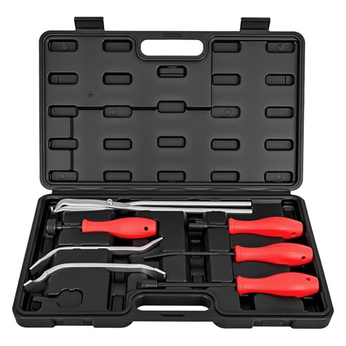 GOOACC 8PCS Drum Brake Tool Kit w Spring Pliers Adjustment Spoons Set Black - color: 8pc Brake Tool Black