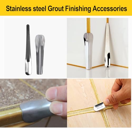 7pcs Caulking Tool Kit, Metal Ball Tile Caulk Finishing Tools
