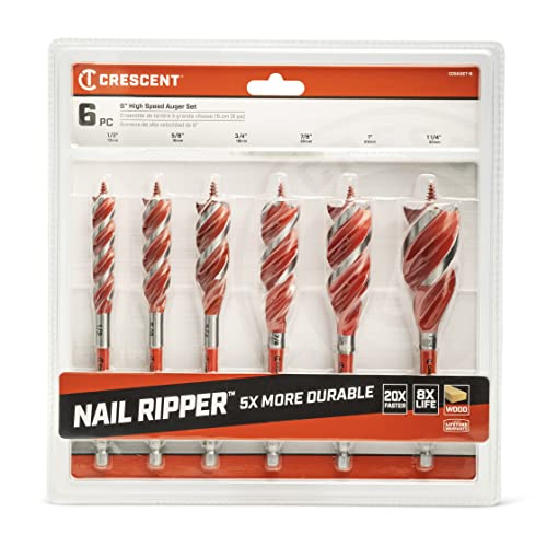 Crescent 6 Piece High Speed Auger Set - 6.25" | CDSASET-6 - style: 6 Piece Set