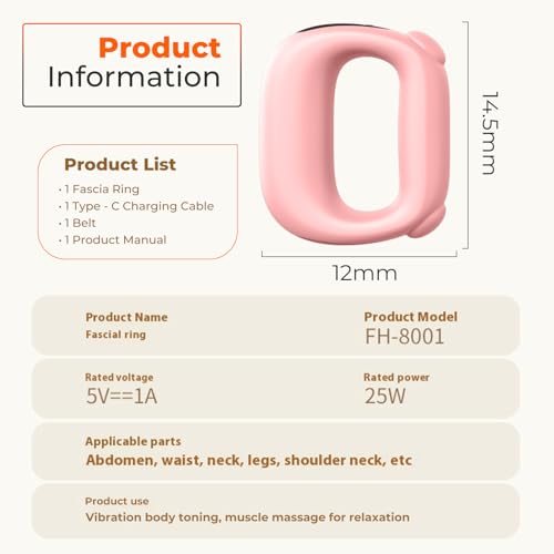 Deep Tissue Percussion Muscle Massage Gun: with Heat, Adjustable Intensity and Speed, Super Quiet, USB-C Rechargeable, Portable, Pain Relief for Athletes and Everyone, Ideal Gift（Pink） - color: Pink