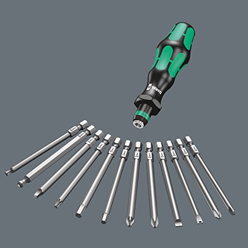 Wera Kraftform Kompakt 62 Bitholding Screwdriver and Pouch Set, 33-Pieces