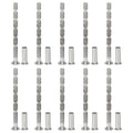 PATIKIL Cabinet Handle Screws M4 x 50mm Break Away Screw with Sleeve 10Set - size: M4 x 50mm