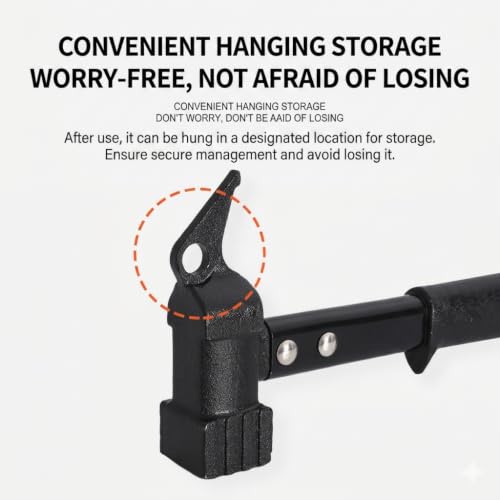 Heavy Duty Tent Stake Peg Hammer & Puller 2 in 1 Tool, Portable Camping Mallet with Non-Slip Rubber Handle, Steel Tent Stakes Remover for Outdoor Camping Hiking Backpacking