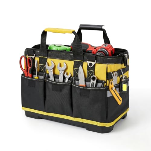Heavy Duty Tool Bag with Waterproof Bottom