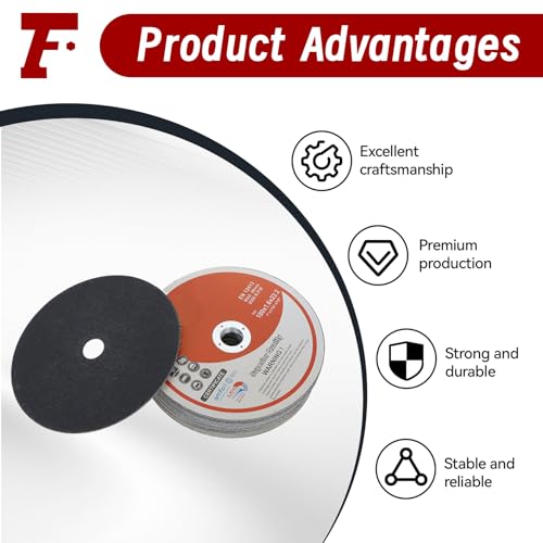 25 Pack 7"x1/16"x7/8" Cut-Off Wheel - Metal & Stainless Steel Cutting Discs - size: 25pcs 7"*1/16"*7/8"