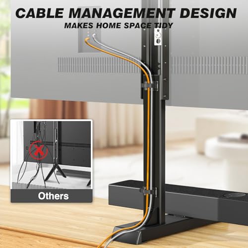 5Rcom Table Top TV Stand Universal for 35-88 Inch Flat & Curved TVs - size: 35-88inch