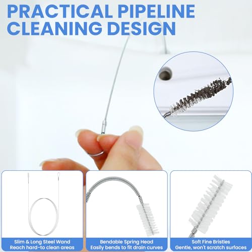 Aifeier ET Drain Clog Removal Tool Set, 15-Pack