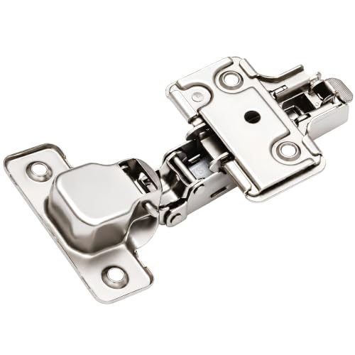 2-Pack Full Overlay Frameless Soft-Close European Hinges - size: 2 Pieces
