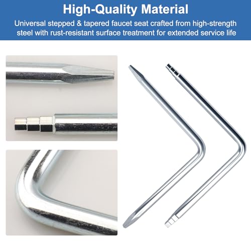 Universal Stepped & Tapered Faucet Seat Wrench Set for Danco 80439