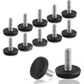 M8 Thread Furniture Feet Levelers, 12 PCS Adjustable Furniture Feet - size: M8