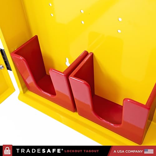 TRADESAFE Lockout Tagout Station, Lock Out Tag Out Station Unfilled - No Loto Devices Included, Wall Mount Loto Kit Cabinet, Lockout Station 22-1/2 x 18 x 3 inches - style: Unstocked