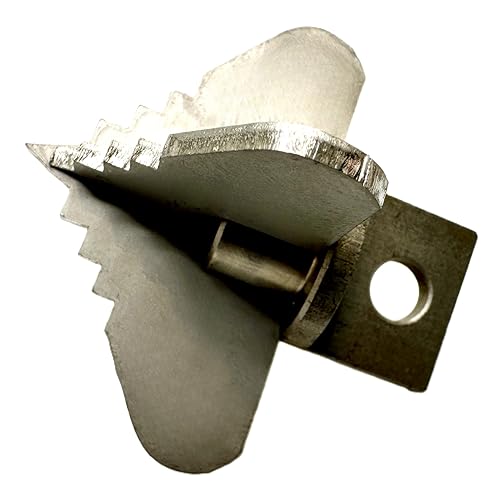 Flow Fixer Drain Cleaner Cutter Head 2-1/2", Spear, Slot, for 3" - 4" Pipes - style: 2-1/2" Four Flute (for 3" - 4" pipes)