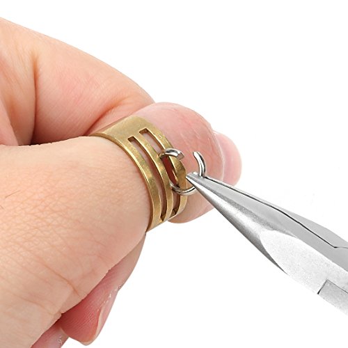 WORKPRO Jewelry Plicers Set, 7-Piece Jewelry Making Tools Kit with Needle Round Nose Plier and Bent Nose Plier Wire Cutter for Jewelry Repair, Beading, Wire Wrapping, Crafts, with Carrying Pouch
