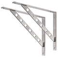 YUMORE 16 Inch Shelf Bracket, Heavy Duty L Bracket, 2 Pack - size: 16"(Soild)