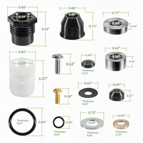 630-8500 Wall Hydrant Complete Service Kit, fit for Mansfield Style 300, 400, 500 Series, for Diamond 300, 400 Series Wall Hydrants