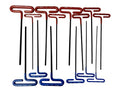Eklind 50914 Cushion Grip Hex T-Key Set 14 Piece Set - INCH/MM, 9 inch arm