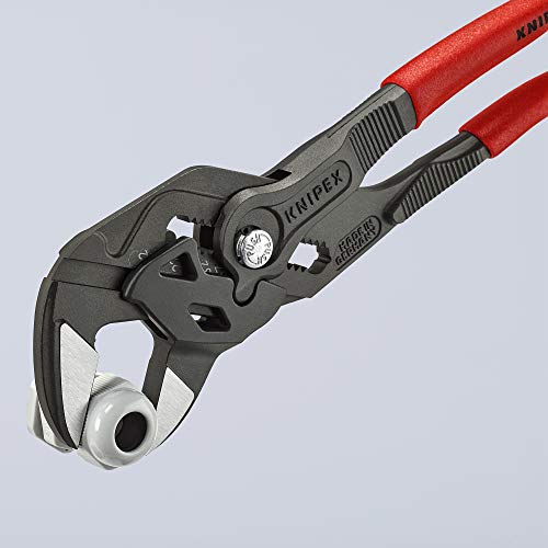 KNIPEX Tools - Pliers Wrench, Black Finish (8601250), 10-Inch - size: 10-Inch, style: Wrench, Black Finish