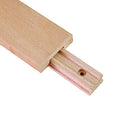 Wax Coated 18-Inch Drawer Slides - Undermount Bottom Mount Wooden Center Guide Track, Replacement Rail for Dresser Cabinet Drawer Repair, Single Pack - size: 18Inch-1pc